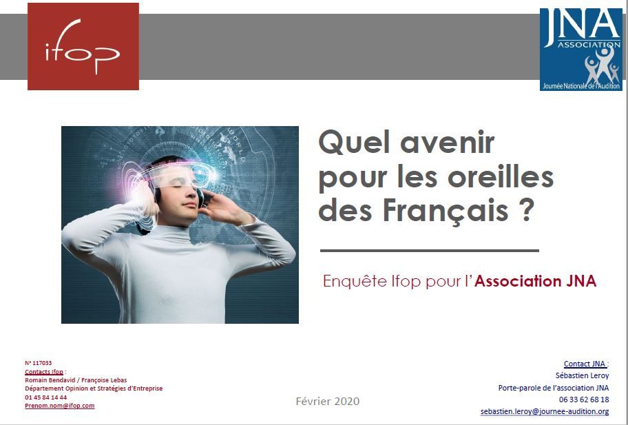 enquête JNA-Ifop 2020 audition
