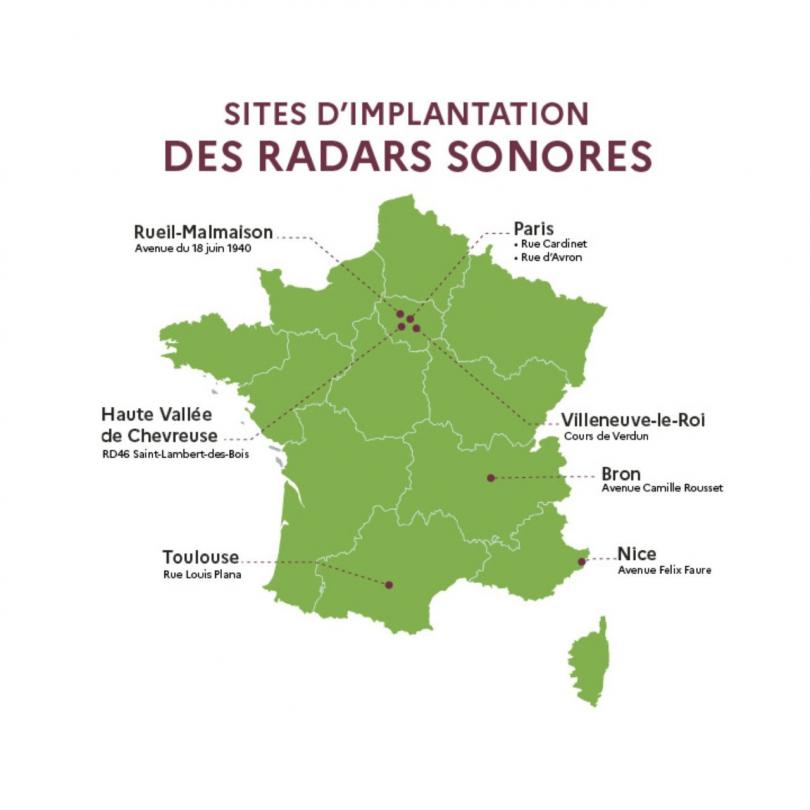 radars sonores pour réduire les nuisances sonores dans les villes